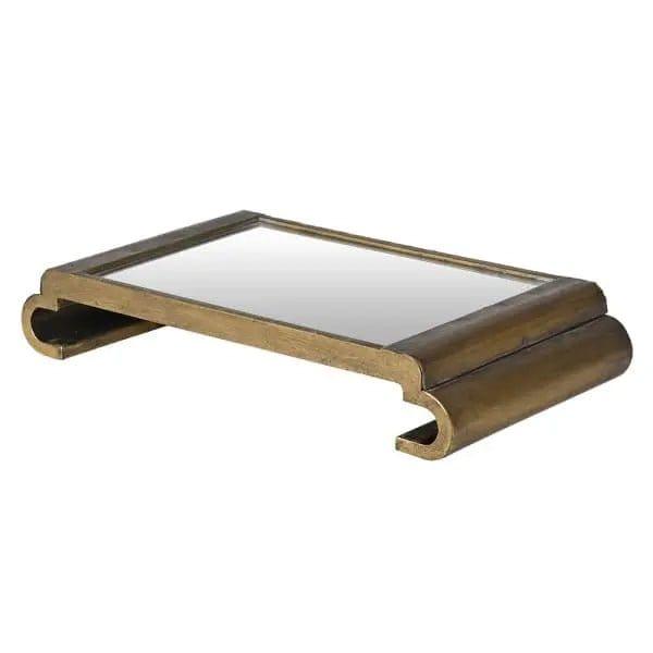Antique Gold Mirrored Tray - Persora