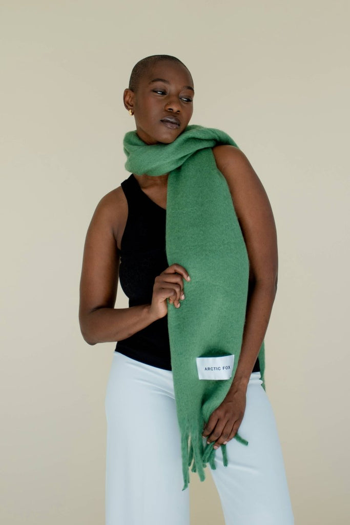ARCTIC FOX & CO. - The Stockholm Scarf - 100% Recycled - Forest Fern - AW23 - Persora