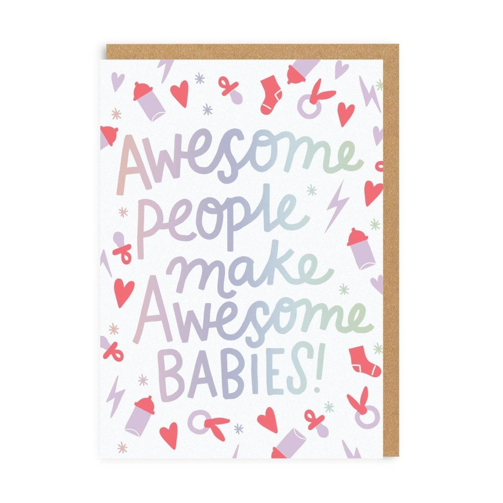 Awesome Babies Greeting Card - Persora
