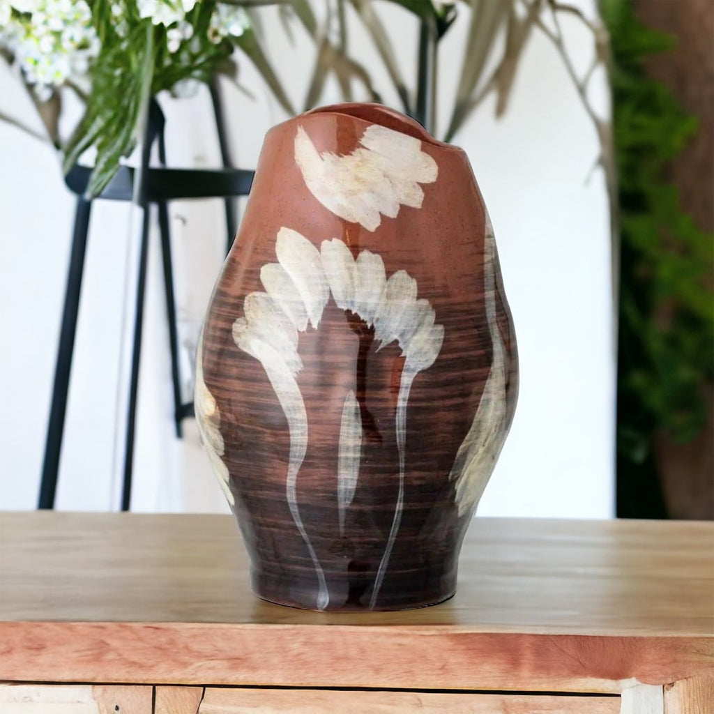 Handpainted Stoneware Glaze Vase - Persora