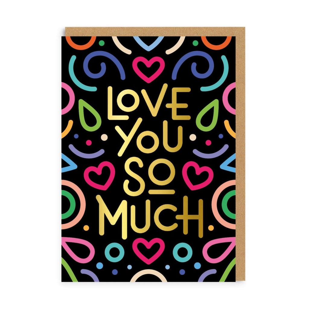 Love You So Much Greeting Card - Persora