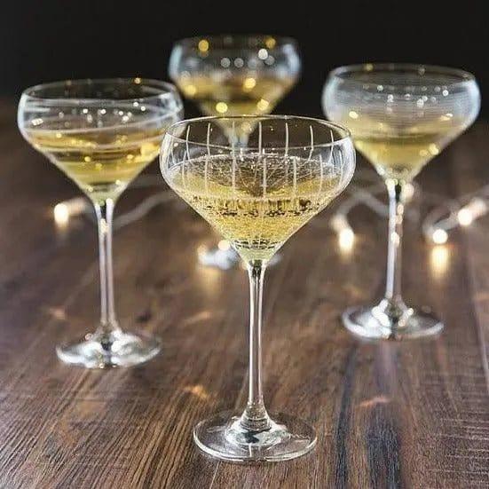 Mikasa Cheers Set of 4 Champagne Saucers - Persora