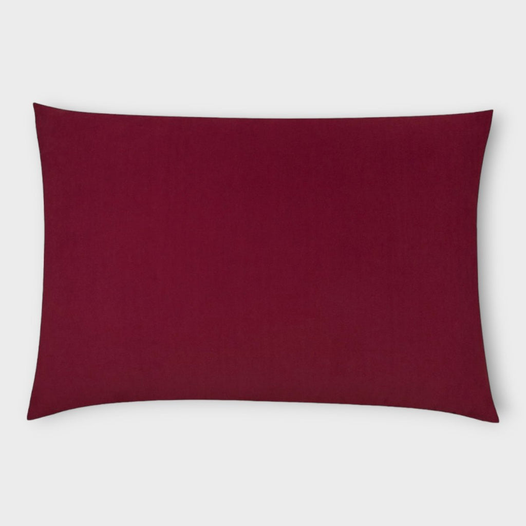Oxblood Red Velvet Cushion - Persora