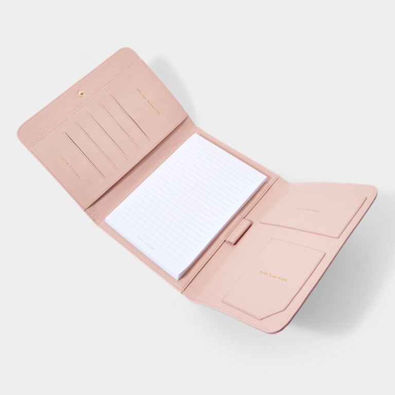 Pink Vegan Leather Planner - Persora