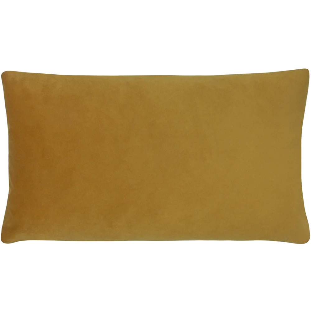 Saffron Velvet Rectangular Cushion - Persora