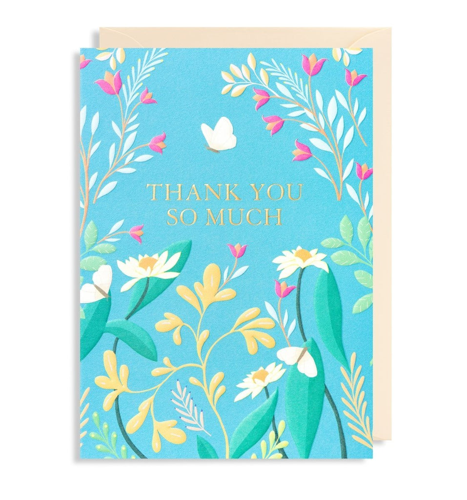 Thank You So Much Greeting Card - Persora