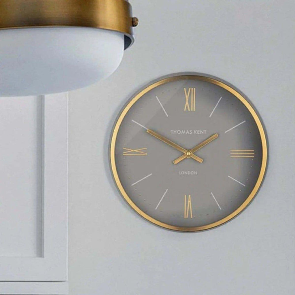 Thomas Kent 10'' Hampton Wall Clock Dove - Persora