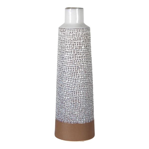 White Textured Vase - Persora