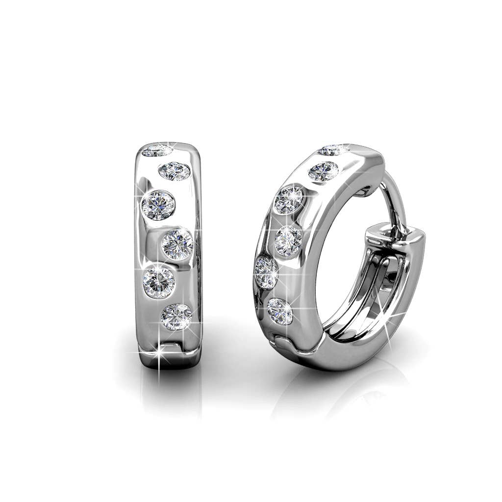 CARALI / MYC Paris - Joy earrings - silver and crystal