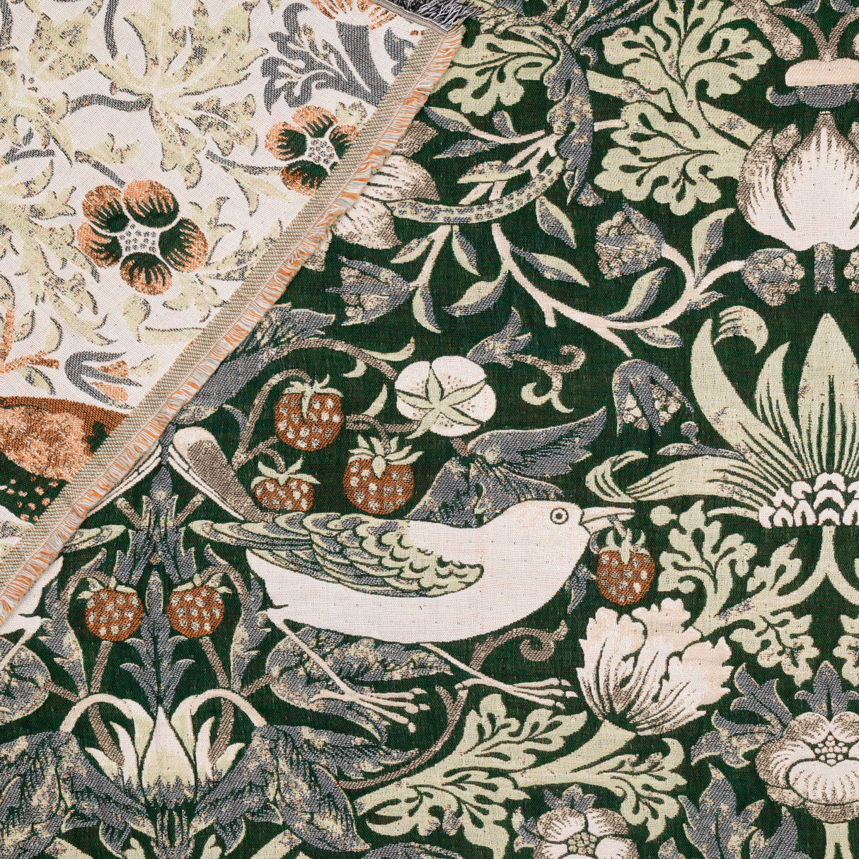 Strawberry Thief Jacquard Throw