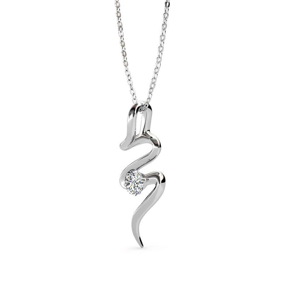 CARALI / MYC Paris - Spiral Pendants - Silver and Crystal