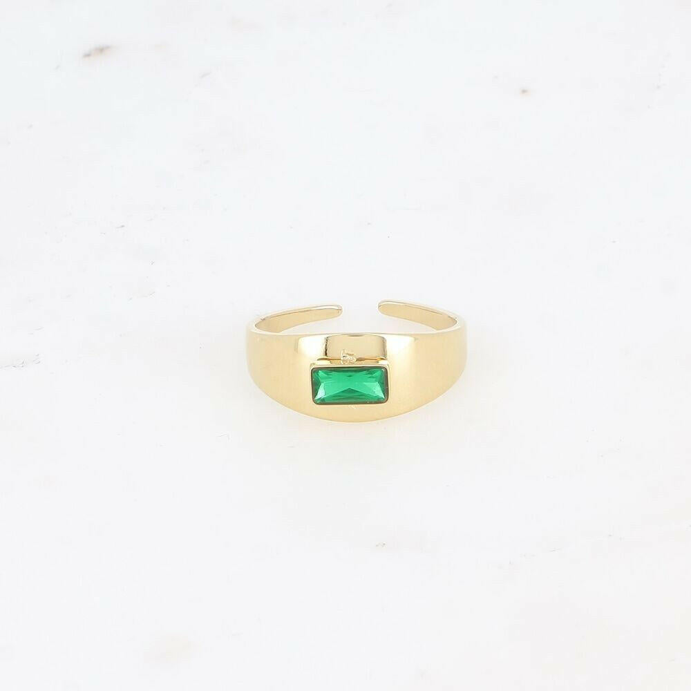 Bohm Paris Green Gemstone Earring.