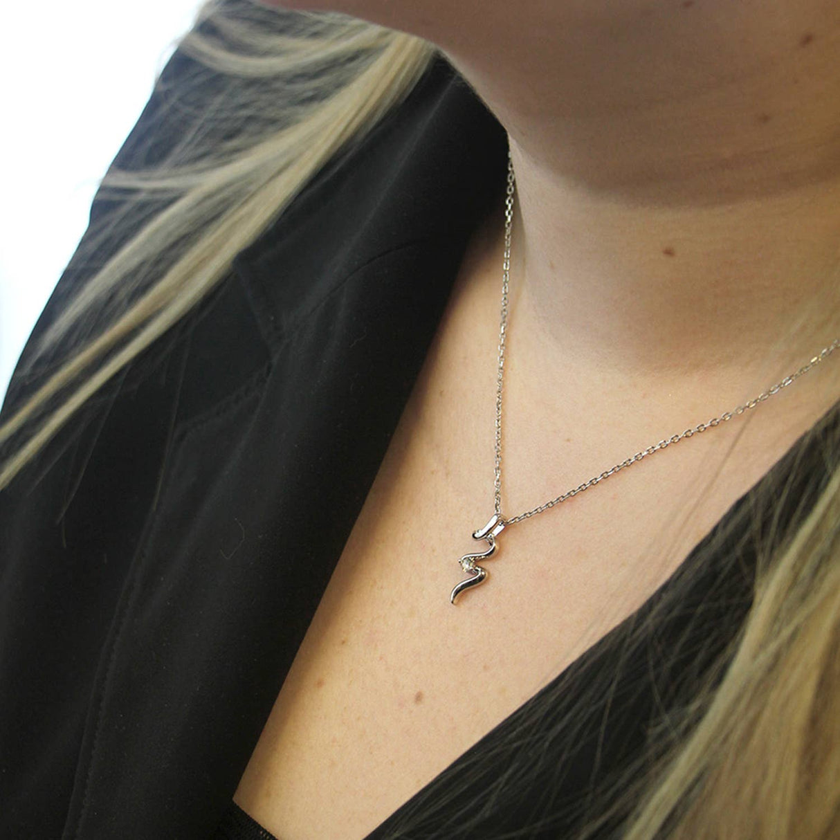 CARALI / MYC Paris - Spiral Pendants - Silver and Crystal