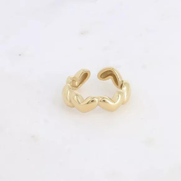 Ring - multi heart ring.