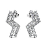 CARALI / MYC Paris - Brontide earrings - silver and crystal