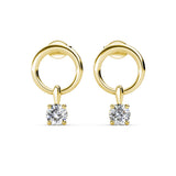 CARALI / MYC Paris - Octavia Earrings - Gold and Crystal