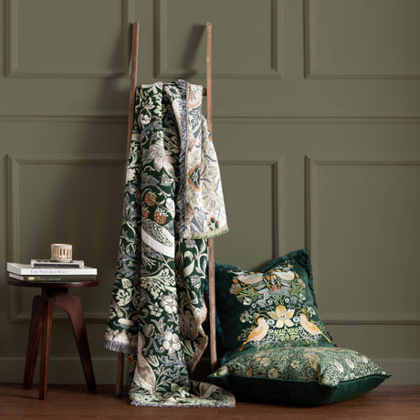Strawberry Thief Jacquard Throw