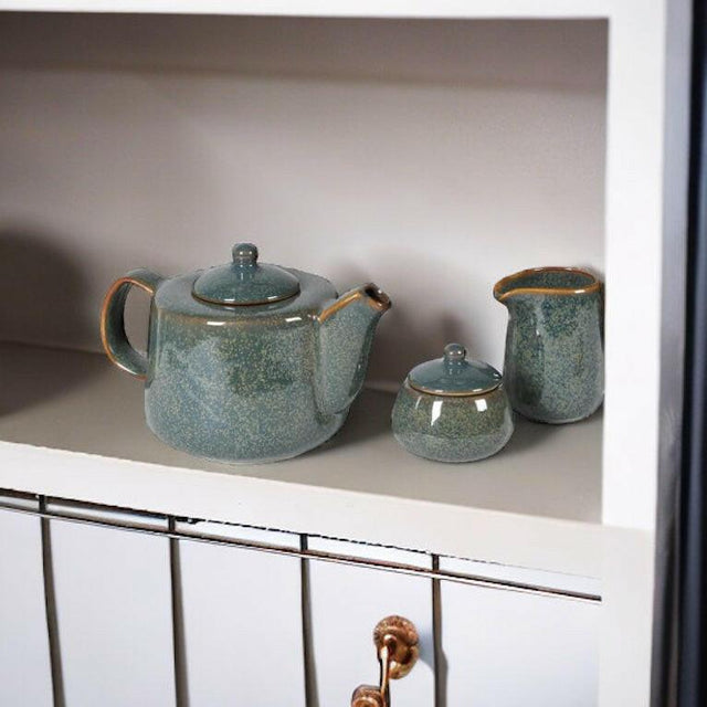 Pottery Tea Set.