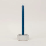 Bedruthan Blue Dinner Candle