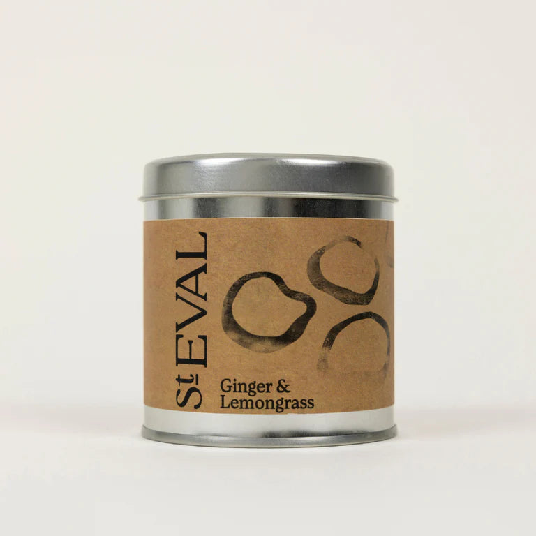 Ginger & Lemongrass, Scented Tin