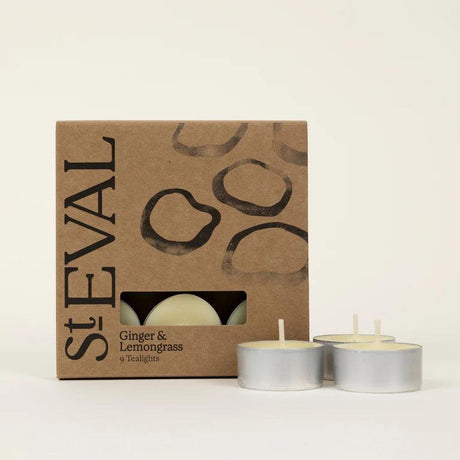 St Eval Ginger and Lemongrass Tea Lights.