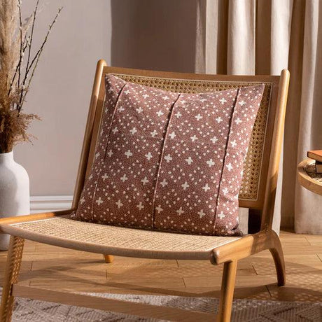 Helm Organic Look Cotton Cushion Pecan.