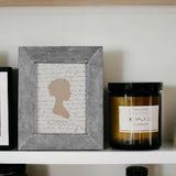 Shagreen Faux Leather Picture Frame.