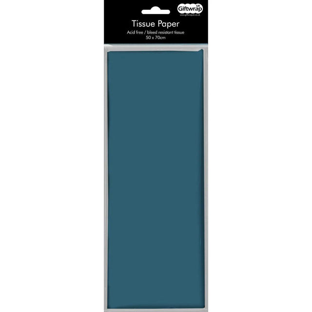 Teal Blue Tissue Paper.