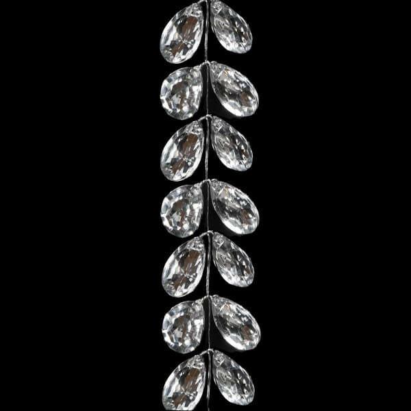 Silver Beaded Crystal Garland.