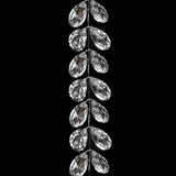 Silver Beaded Crystal Garland.