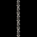Silver Beaded Crystal Garland.