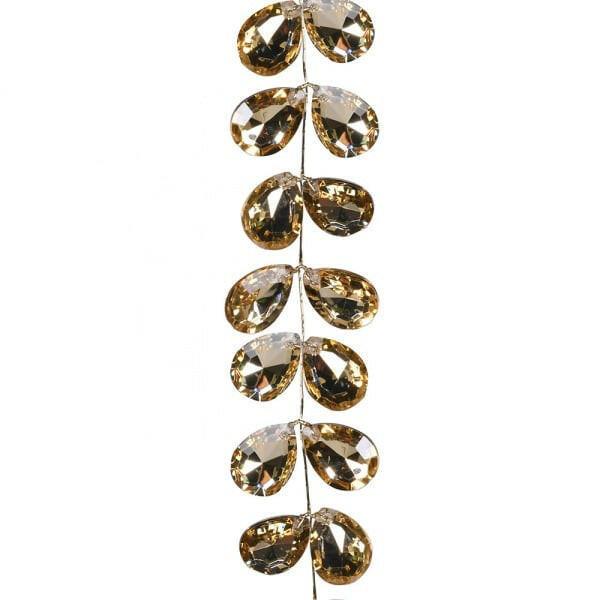 Gold Crystal Beaded Garland.