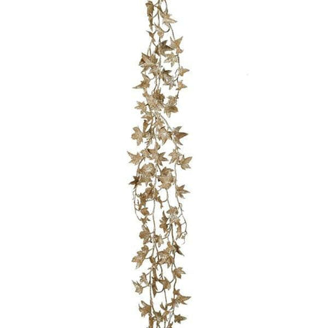 Large Gold Glitter Ivy Garland.