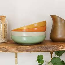 Kitchencraft Idilica Stoneware Pasta Bowls Set of 4.