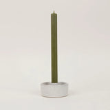 Olive Dinner Candle