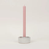 Rose Quartz Dinner Candle