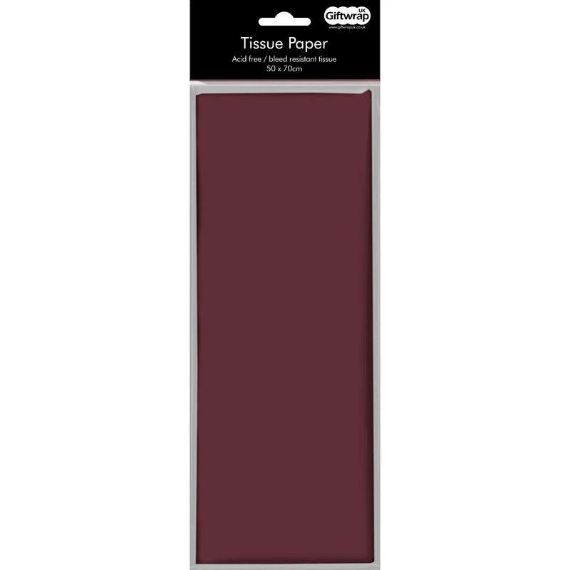 Burgundy Tissue Paper.
