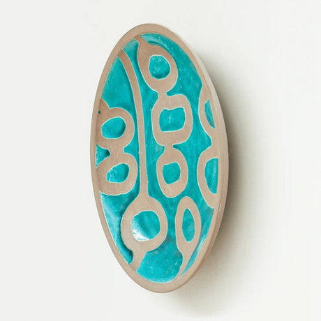 Large Blue and White Wall Platter.