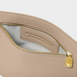 Keepsake Charm Pouch in Taupe.