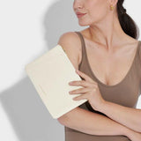 Hana Pouch in Ecru.