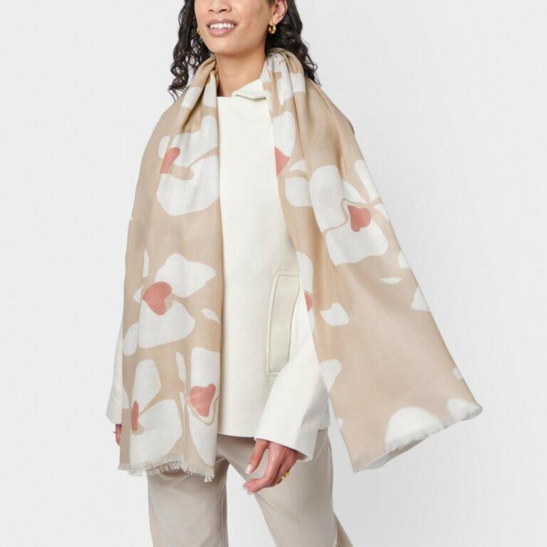 Printed Scarf Large Floral.