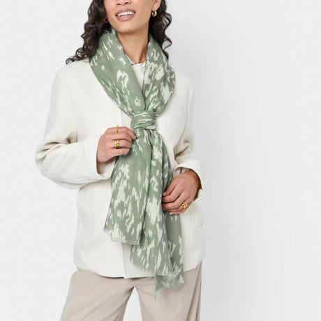 Printed Scarf Abstract Animal.