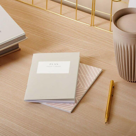 Duo Notebook Set 'Plan Focus Create'.