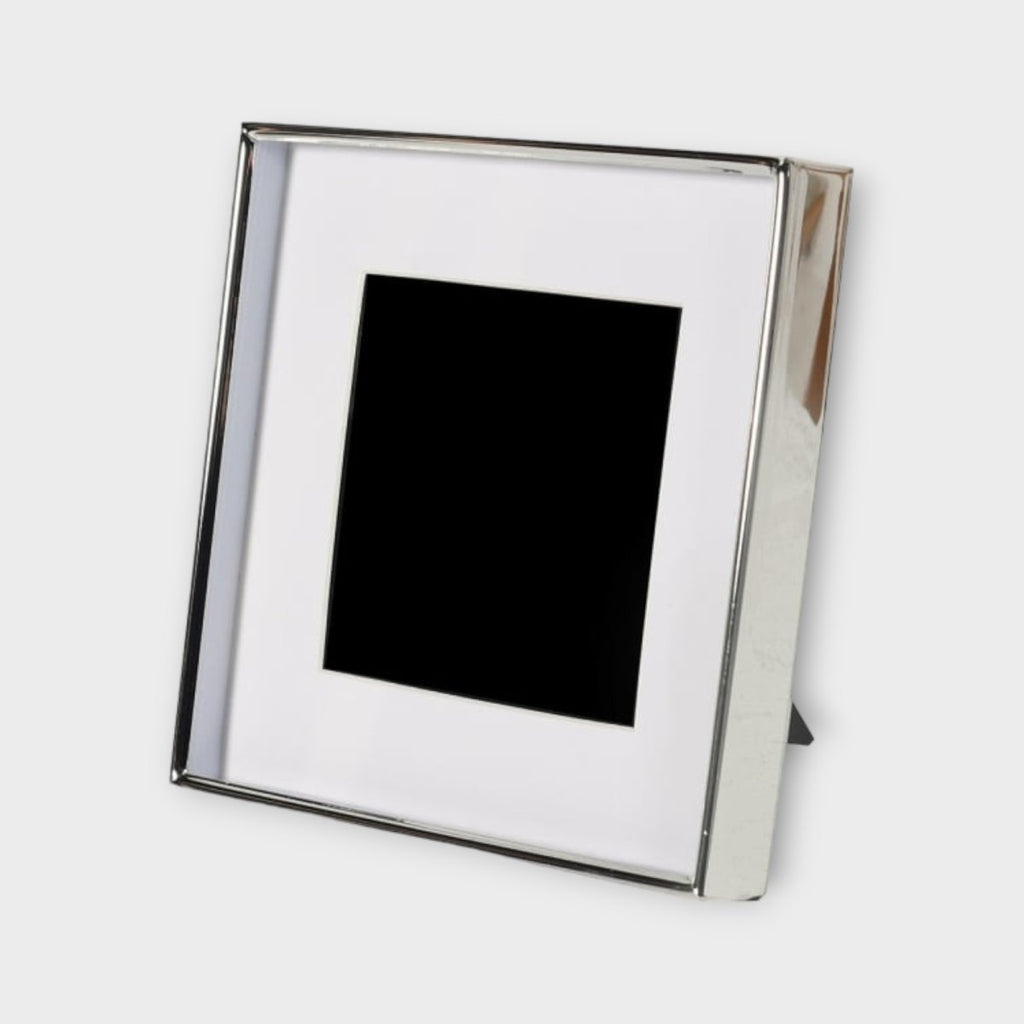 10cm x 10cm Square Silver Picture Frame - Persora