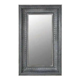 Large Antique Silver Wall Mirror.