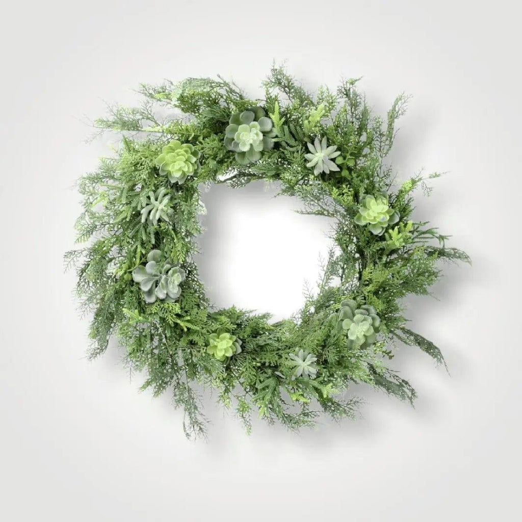 Artificial Succulents Wreath.
