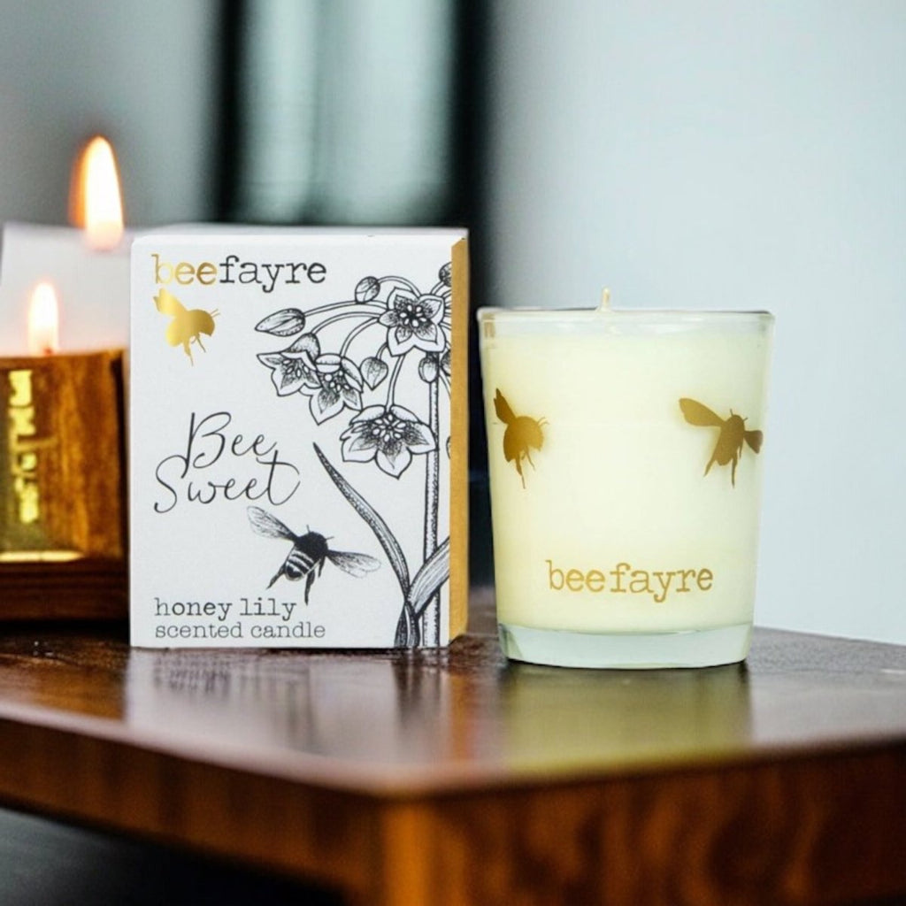 Bee Fayre Bee Sweet Honey Lily Candle - Persora