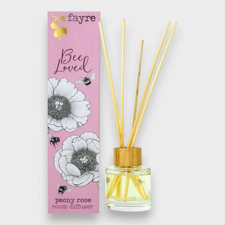 Bee Fayre Peony Rose Reed Diffuser.