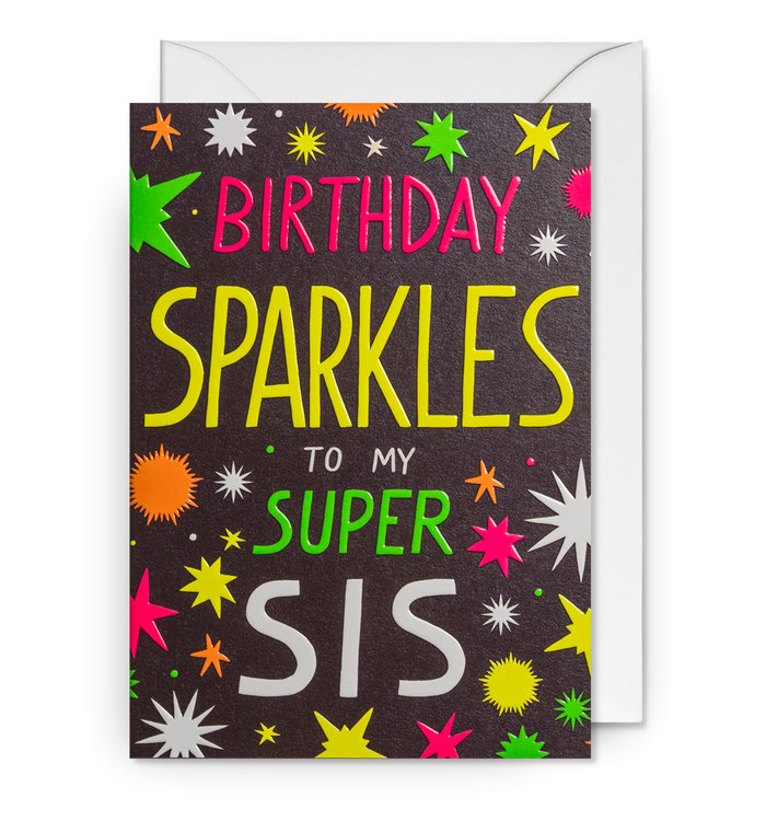 Birthday Sparkles to my Super Sis - Persora