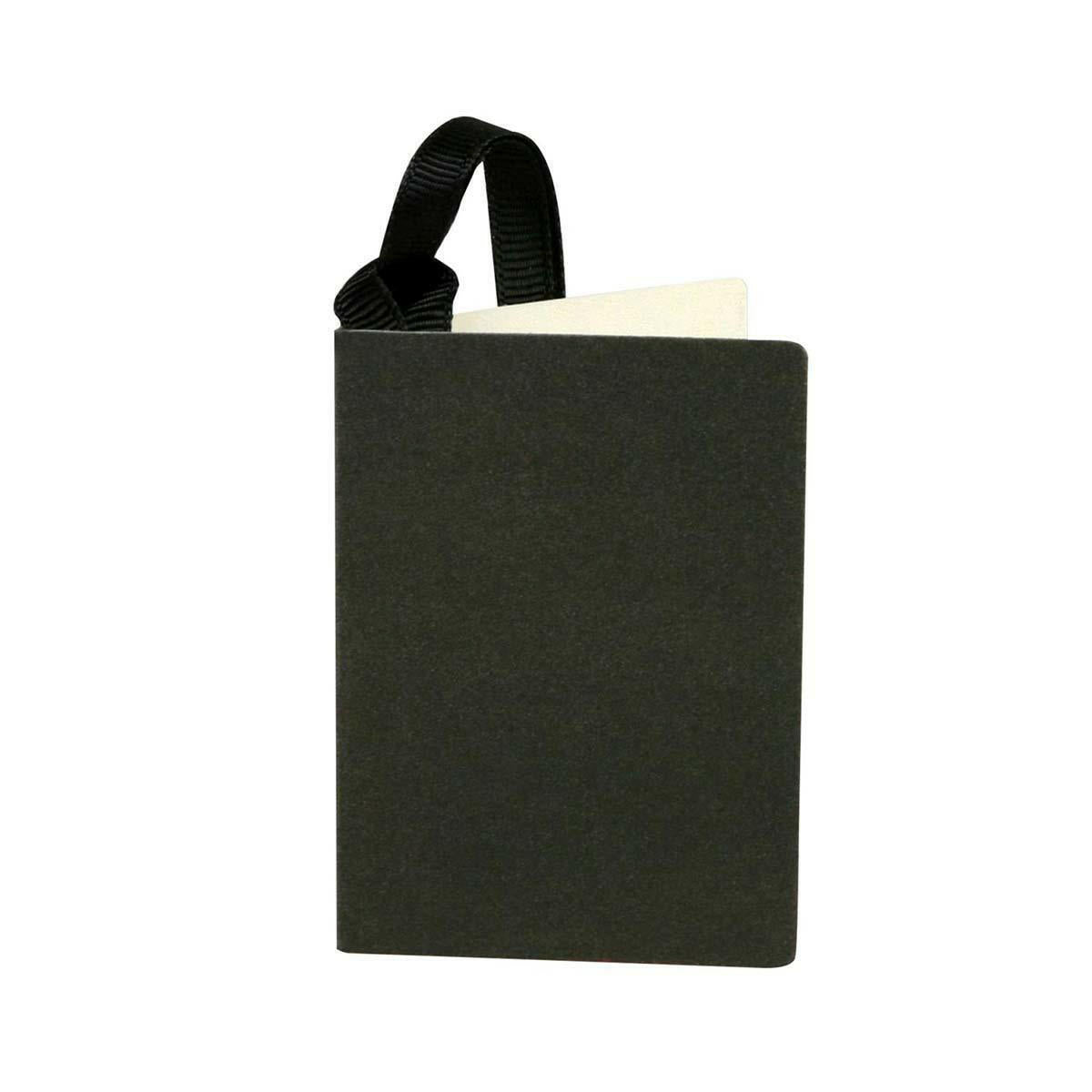 Black Gift Tag.